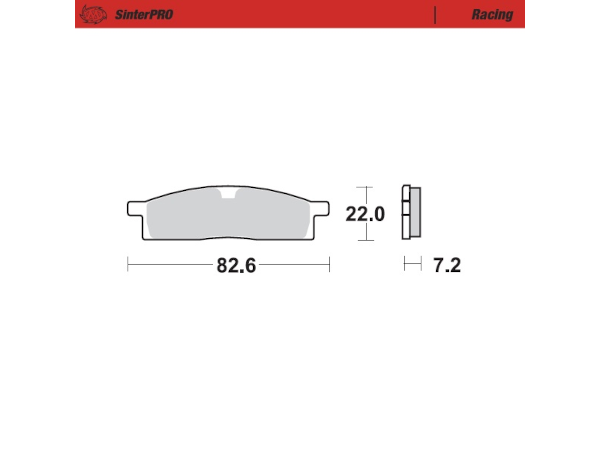 Moto Master Mini Racing Brake Pads 65cc - Brakes - mx4ever