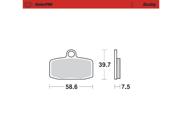 Moto Master Mini Racing Brake Pads 85cc - Brakes - mx4ever