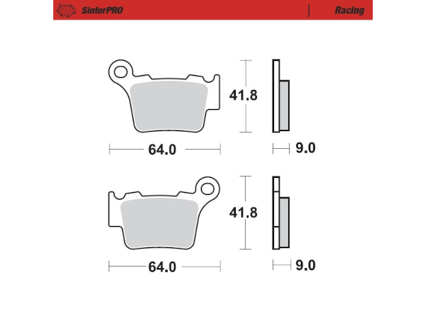 Moto Master Mini Racing Brake Pads 85cc - Brakes - mx4ever