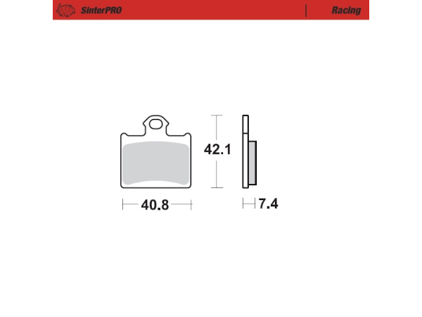 Moto Master Mini Racing Brake Pads 85cc - Brakes - mx4ever